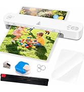 Binditek 13-Inch Laminator Machine with Laminating Sheets, Hot & Cold Modes, Fast 52s Warm-Up, 11...