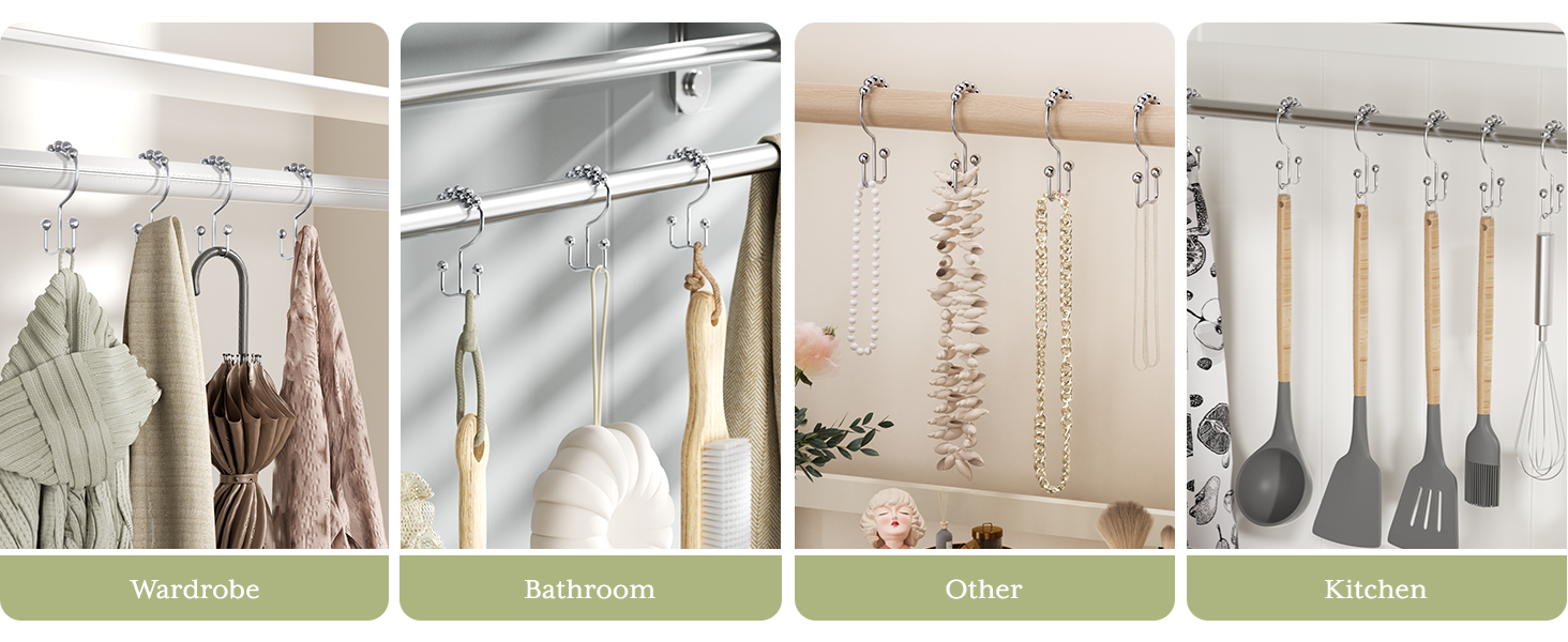 Shower Curtain Hooks