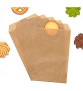 100 Glassine Paper Bags Envelopes by Quotidian (4'' x 6'')(Brown)