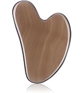 Gua Sha Facial Tools Gua Sha Agate Stone for Face Skincare Facial Body Acupuncture for Home Relax...
