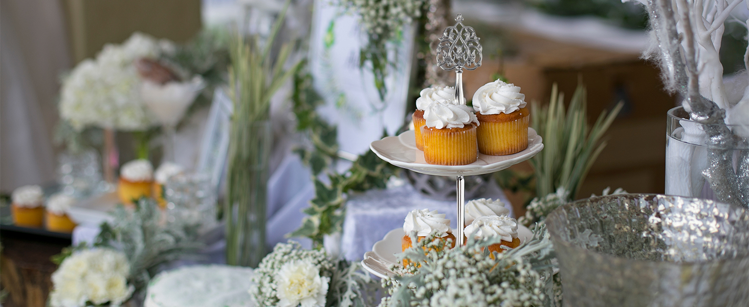 3 tier cake stand metal tray cake tray