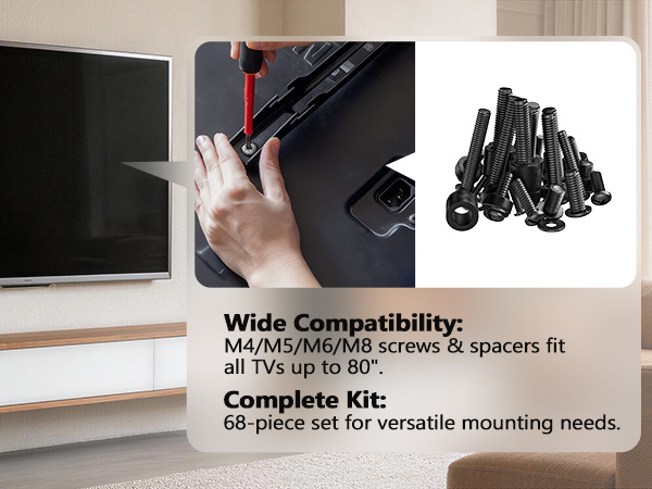 tv mounting screws