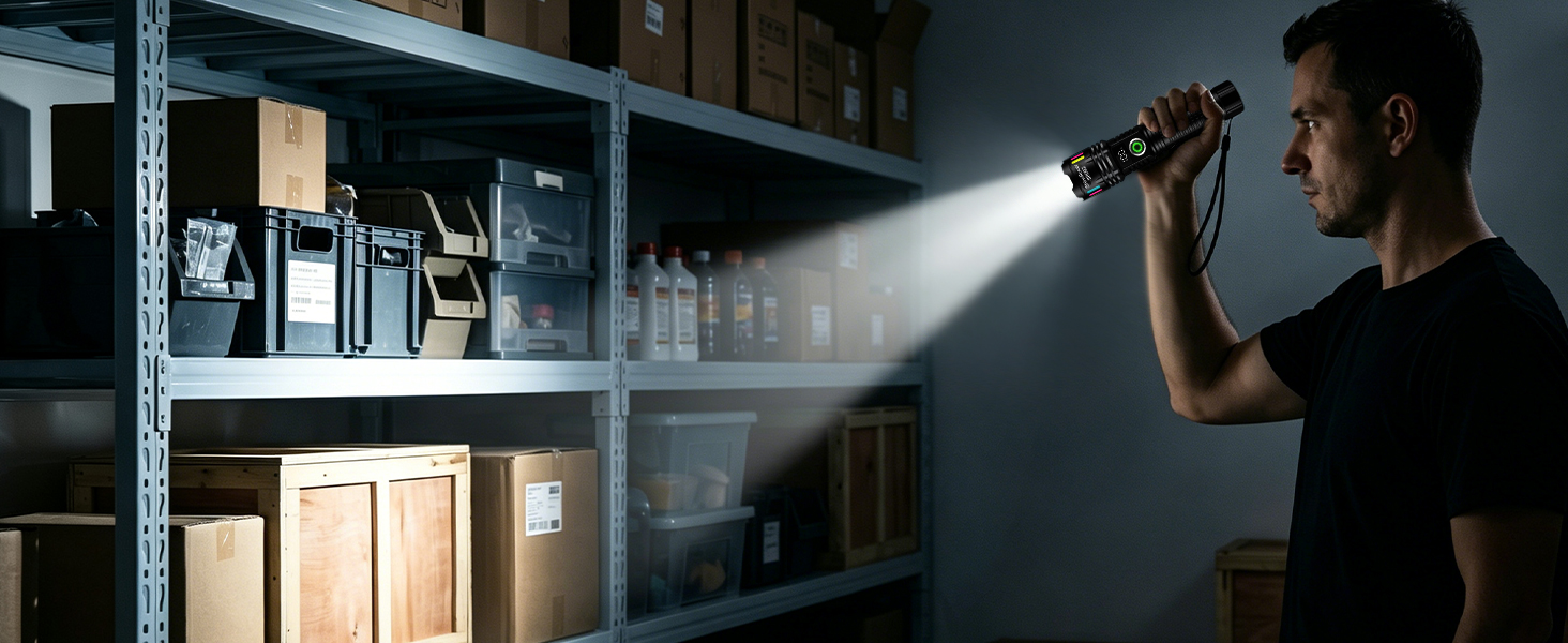 LED Flashlights for Home Emergency Hunting Camping Essentials Gear