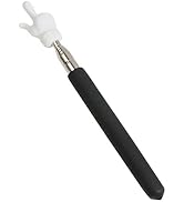 Black Telescopic Teachers Pointer,Metal Hand Retractable Pointer Extended Length,Teaching Pointer...