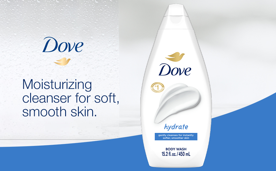 Dove Hydrate Body Wash Moisturizing Cleanser