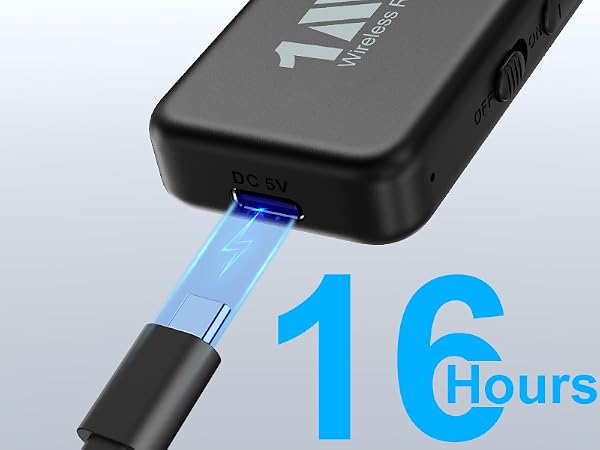 long battery life bluetooth AUX adapter