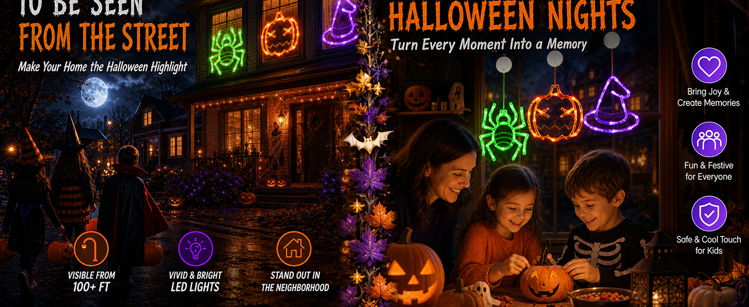 Halloween Window Lights