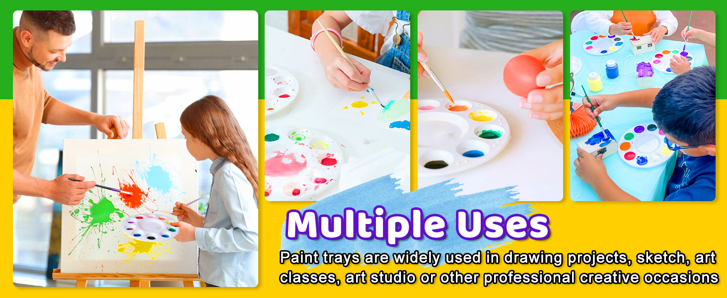 4PCS paint pallet