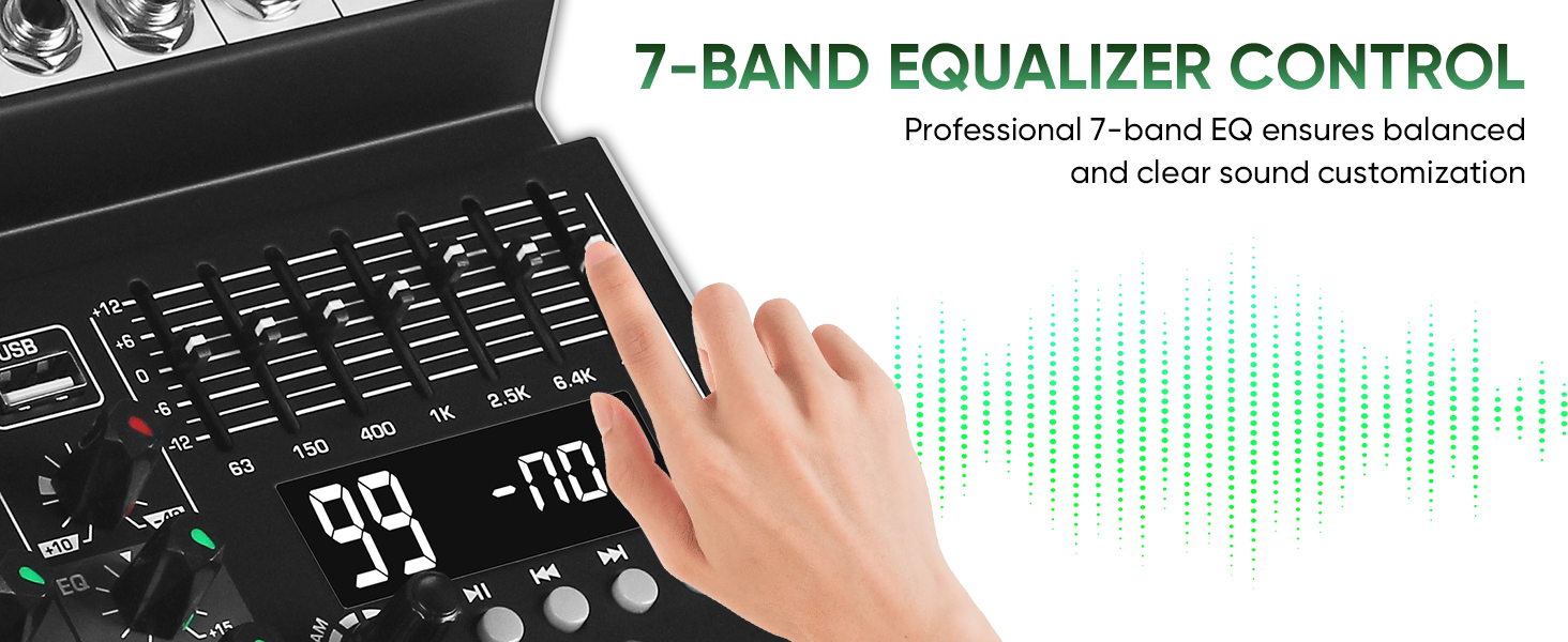 7-BAND EQUALIZER CONTROL