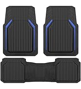 CAR PASS Heavy Duty Rubber Floor Mats for Car, Waterproof Liner Deep Dish Car Mats Full Sets, Uni...