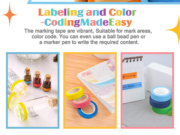 colored masking tape