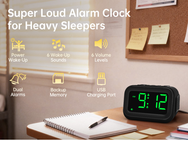 alarm clock for heavy sleepers