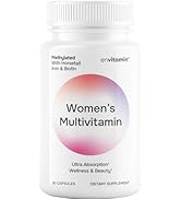 envitamin Womens Methylated Multivitamin Multimineral Horsetail, Iron, Biotin Complex with L Meth...