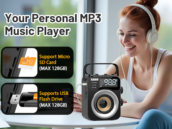 Radio Portable AM FM WB SW