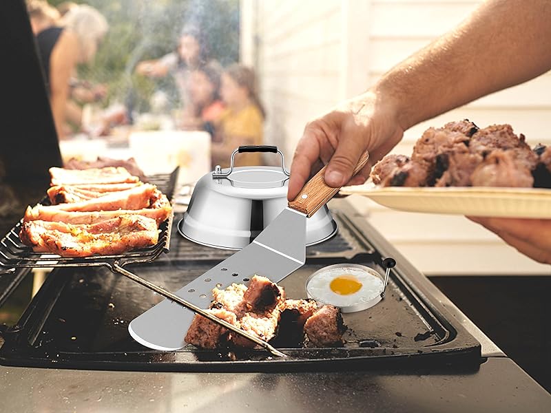 Wooden Griddle accessories Set of 20 for Outdoor BBQ