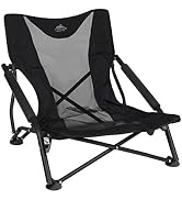 Cascade Mountain Tech Folding Camp Chair for Camping, Beach, Picnic, Barbqeues, Sporting Events w...