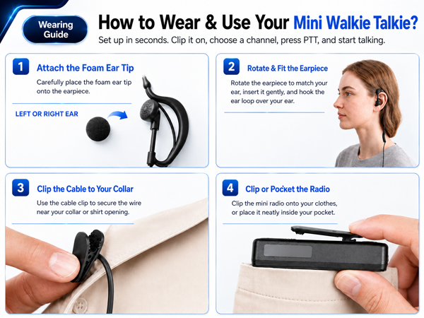 Super Mini Walkie Talkies