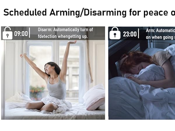 Scheduled Arming/Disarming for Peace of Mind