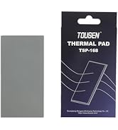 TOUSEN TSP-168 Thermal Pad (85x45mm) - High Conductivity, Non-Conductive Gray Heat Dissipation Pa...