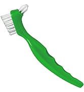 TCS Dental Appliance Cleaning Brush - Denture Brush for Adults, Soft Denture Cleaner Brush with E...