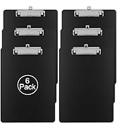 ZCZN Metal Clipboards, 6 Pack Heavy Duty Aluminum Clipboards 12 x 9 Inches, A4 Letter Sizer Docum...