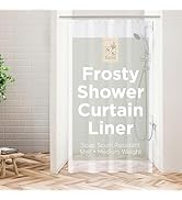 Stitch & Stone Shower Curtain Liner, Premium Medium Weight Durable Waterproof 6g PEVA for Bathroo...