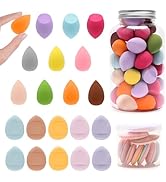 Catcan 50 PCS Mini Makeup Sponge Set, 40Pcs Mini Beauty Blender + 10 Pcs Finger Makeup Blender, F...