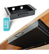 Under Desk Drawer For Desk, Standing Desk Drawer Attachment Under Desk Drawer Slide Out, Carbon S...