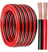 8 Gauge Wire 2 Conductors Copper Wire, 8 AWG Battery Cable Oxygen Free Copper Wire for Solar Pane...