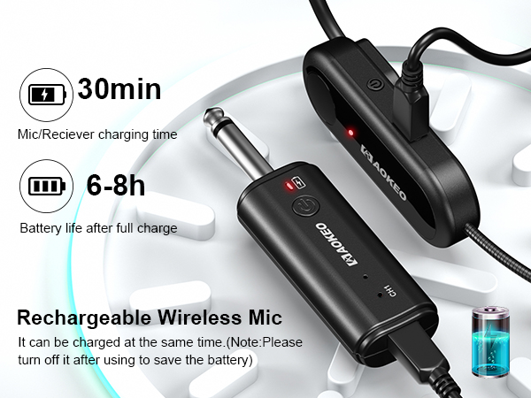 Rechargeable Wireless Mic