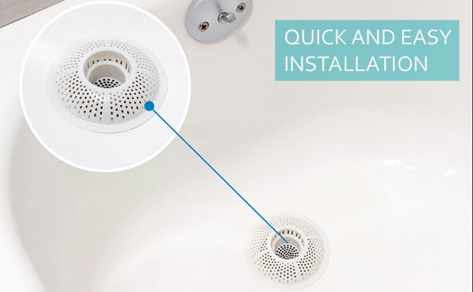 Hairstopper in bathtub