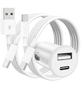 USB C Car Charger for iPhone 16 15 Pro Max, 40W Dual Port USB-C & USB-A Car Fast Charging Adapter...