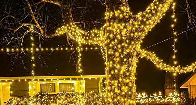 solar string lights outdoor waterproof