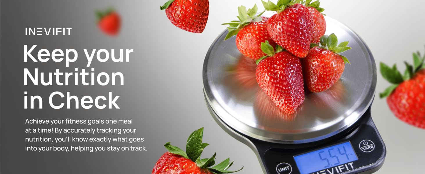 I-KS001 - INEVIFIT - Best Digital Kitchen Scale - Premium A+