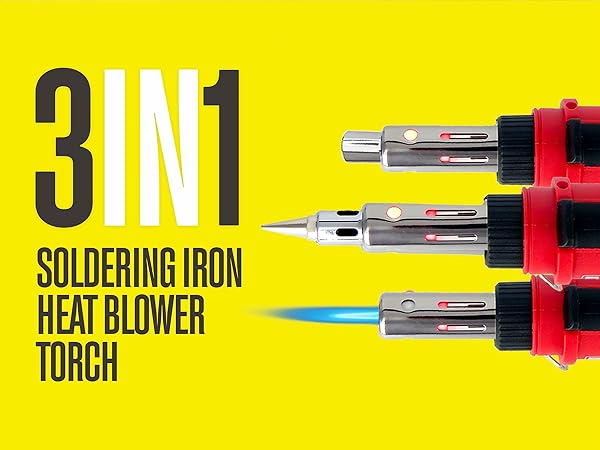 berkling 3-in-1 gas soldering iron torch heat gun