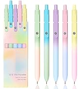 YOXMJDB Gel Pens, 5 Pcs Medium Point Smooth Writing Pens Cute Pens for Women, High-End Series 0.7...