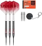 Target Darts Nathan Aspinall Steel Tip 95K Dart Set, 22G/24G/26G | 95% Tungsten Darts, K-Flex No....