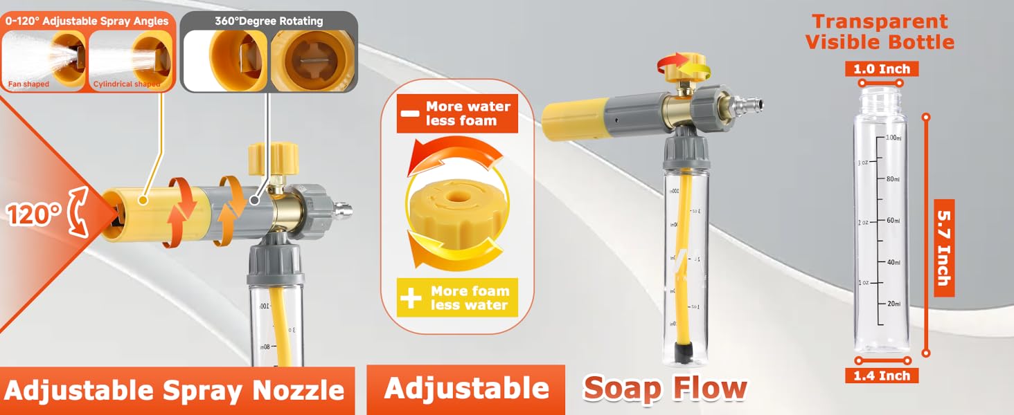 foam gun car wash sprayer