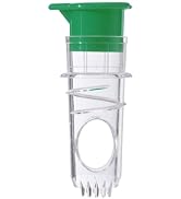 FUSAYUKI Green Manual Citrus Juicer with Filter and Spout, Screw-Top Hand Press for Lemon Orange ...