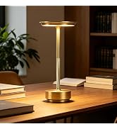 VANZBON Rechargeable Cordless Table Lamps (Gold)