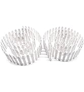 AUEAR, 35 Inch Long Mini Fairy Garden Fence Wood Ornament Wooden Decorative Picket Fence for DIY ...