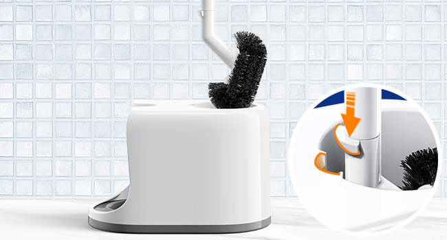 toilet plunger and brush set