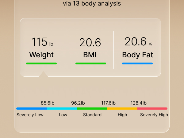 smart scale for body weight