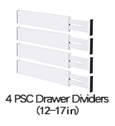 Ryqtop Bamboo Drawer Dividers Organizers, Kitchen Drawer Organizer, Adjustable Drawer Divider for...