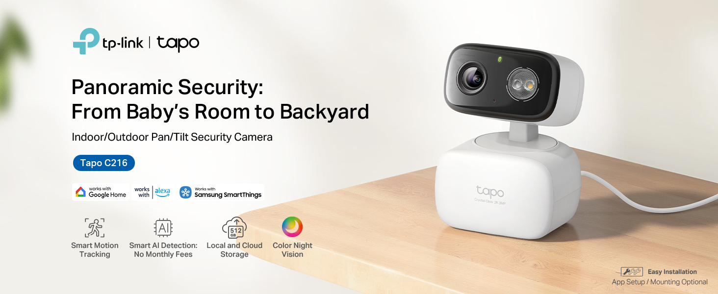 Panoramic Security: From Baby's Room to Backyard