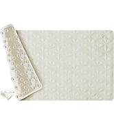 WRISIN Non Slip Bathtub Mat for Bath Tub Shower - Natural Rubber Mat with 241 Suction Cups - Soft...