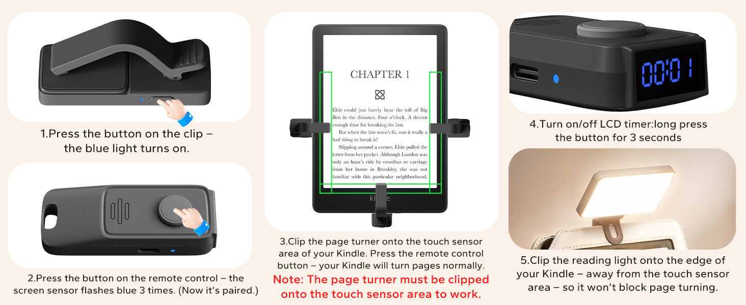 kindle clicker page turner