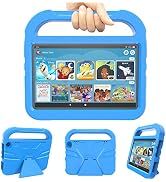 Fire HD 8 & HD 8 Plus Tablet Case for Kids (Only 12th Gen, 2022 Release) - DJ&RPPQ Lightweight Sh...