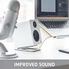 s2 speaker stands for improved sound