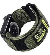 Nereides Compatible with Apple Watch Band Series 9/8/7/6/5/4/3/2/1/SE/SE2/Ultra 1/2, Nylon Sports...